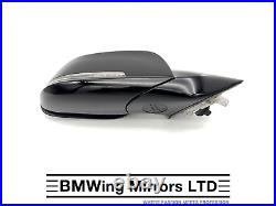 Bmw 3 Series F30 F31 O/s Right Driver Side Wing Mirror / 6 Pin / Black / M-sport