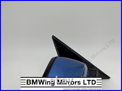 Bmw 3 Series F30 F31 O/s Right Driver Side Wing Mirror / 6 Pin / Blue / M-sport