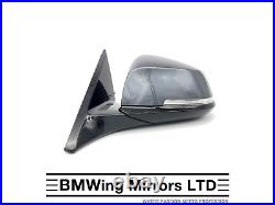 Bmw 4 F32 F33 F36 Left Passenger Side Wing Mirror / 5 Pin / M-sport + Grey B39