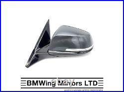 Bmw 4 F32 F33 F36 Left Passenger Side Wing Mirror / 5 Pin / M-sport + Grey B39