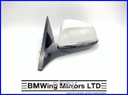 Bmw 4 F32 F33 F36 Left Passenger Side Wing Mirror / 5 Pin / M-sport + White A300