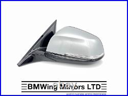 Bmw 4 F32 F33 F36 Left Passenger Side Wing Mirror / 6 Pin / M-sport + Silver A83