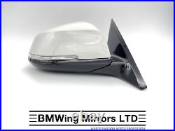 Bmw 4 F32 F33 F36 Right Driver Side Wing Mirror / 5 Pin / M-sport + White A300