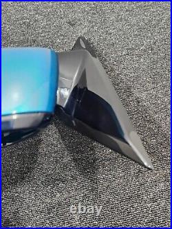 Bmw 4 F36 LCI Left Passenger Side Wing Mirror M Sport Not Power Folding Blue