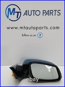 Bmw 4 Series F32 F33 F36 Wing Mirror 6 Pin M-sport Driver Side Blue C1g