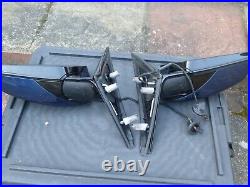 Bmw 5 Series E60 E61 Sport Pair Of Wing Mirrors Power Folding Blue
