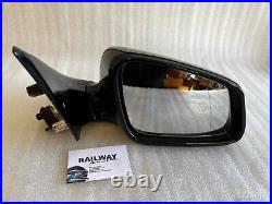 Bmw 5 Series F10 Driver Side Wing Mirror Right Door Mirror Black M-sport Carb