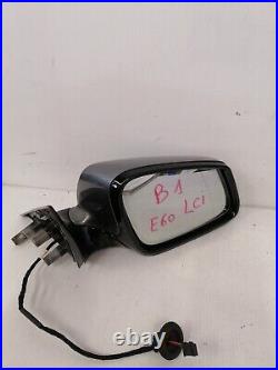 Bmw 5 Series LCI Sport Drivers Side Wing Mirror Grey 3 Wires