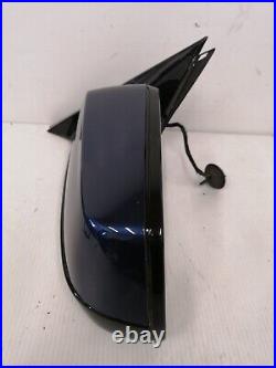 Bmw 5 Series LCI Sport Passenger Side Wing Mirror Blue 3 Wires