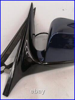 Bmw 5 Series LCI Sport Passenger Side Wing Mirror Blue 3 Wires