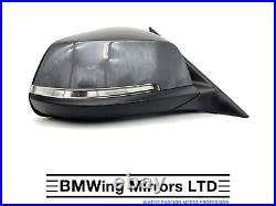 Bmw F30 F31 O/s Right Driver Side Wing Mirror 6 Pin Se Sport Luxury / Grey B39