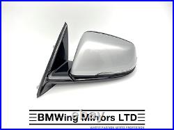 Bmw X1 F48 N/s Left Passenger Side Wing Mirror Genuine / 6 Pin / M-sport Silver