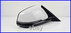 Bmw X2 F39 M-sport 2018 Right Driver Side Wing Mirror 5 Pin White Power Fold