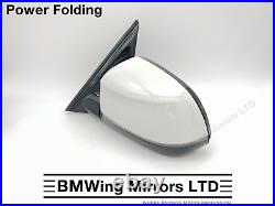 Bmw X3 G01 G08 N/s Left Passenger Side Wing Mirror 5 Pin Power / White / M-sport