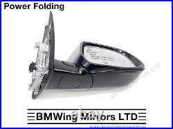 Bmw X3 G01 G08 O/s Right Driver Side Wing Mirror 5 Pin Power / Black / M-sport