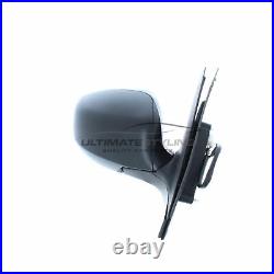 Wing Door Mirrors For Suzuki Swift 2005-2011 Electric Black Covers Left & Right