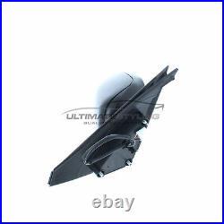 Wing Door Mirrors For Suzuki Swift 2005-2011 Electric Black Covers Left & Right