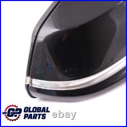 Wing Mirror BMW F32 F36 LCI High Gloss Heated Right Black Sapphire Metallic 475